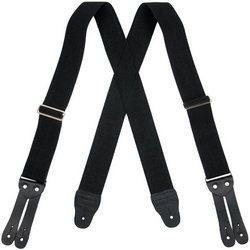 SUSPENDER FLAT X BACK BK 2" 46"